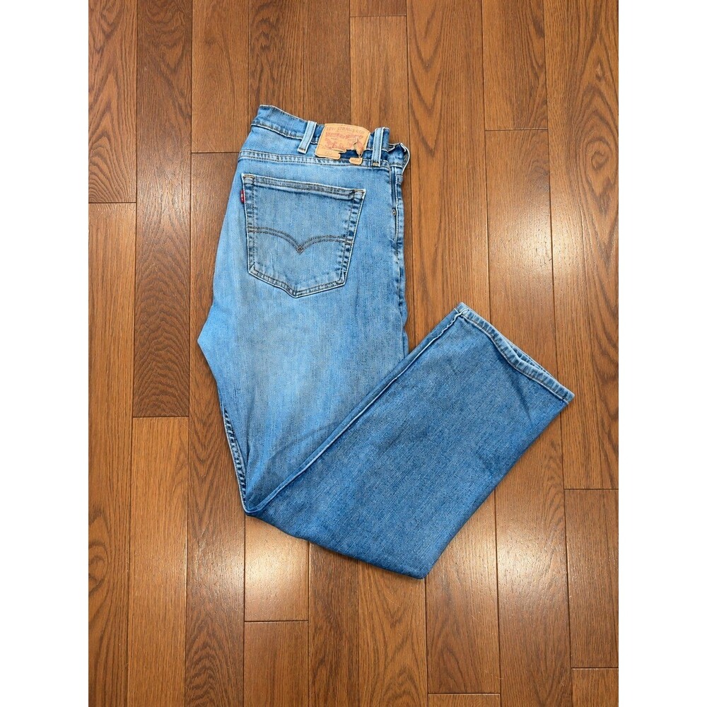 {Levi’s 504} light-wash straight-leg jeans, 38/30